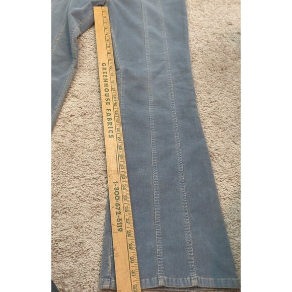 VTG Express Stretch Corduroy Flare Leg Pants Size 32 90’s Y2K Boho Hippie-lp - Picture 7 of 13